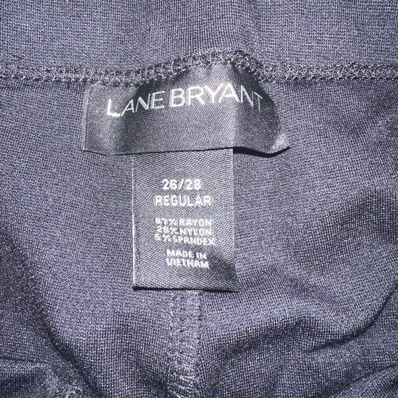 NWT Lane Bryant black ponte leggings size 26-28 4x - Picture 4 of 9